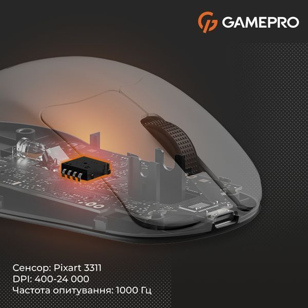 Миша бездротова GamePro Genesis Avenger White (GM096W) 561403 фото