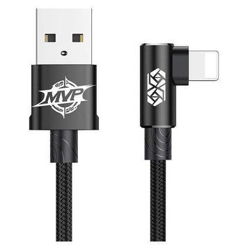 Кабель Baseus MVP USB - Lightning (M/M), 1.5A, 2 м Black (CALMVP-A01) 547521 фото