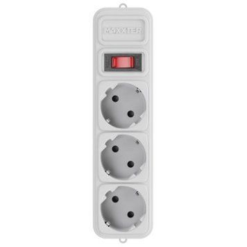 Фільтр живлення Maxxter (SPM3-G-10G) 3 розетки, 3м, білий 169174 фото