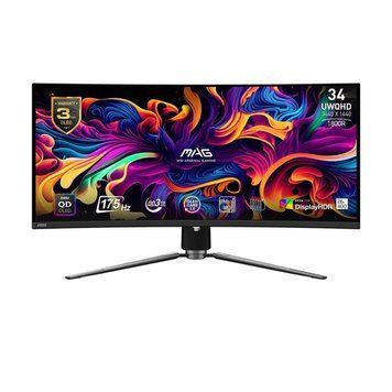Монітор MSI 34" MAG 341CQP QD-OLED Black Curved 175Hz 535672 фото