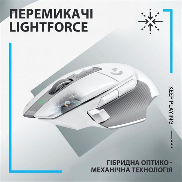 Миша бездротова Logitech G502 X Lightspeed White (910-006189) 435995 фото