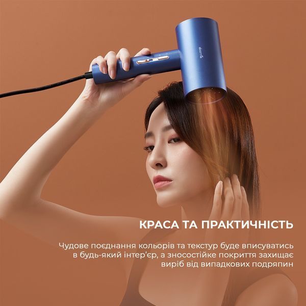 Фен Deerma DEM-CF15W Blue 434033 фото