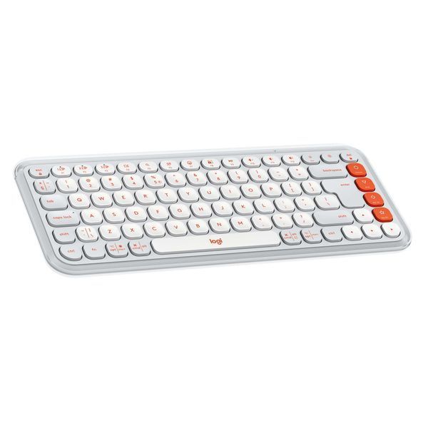 Клавiатура бездротова Logitech Pop Icon Keys Off White (920-013072) 530336 фото