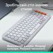Клавiатура бездротова Logitech Pop Icon Keys Off White (920-013072) 530336 фото 3