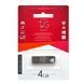 Флеш-накопичувач USB 4GB T&G 117 Metal Series Black (TG117BK-4G) 305898 фото 2