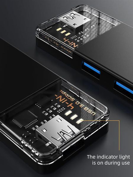 USB-хаб Cabletime CB03B USB Type-C 4-в-1 484147 фото