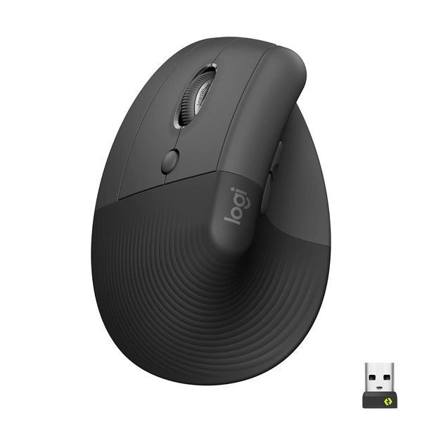Миша бездротова Logitech Lift Vertical Ergonomic Graphite (910-006474) 453769 фото