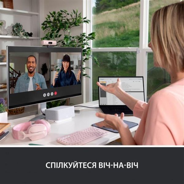 Веб-камера Logitech Brio 500 Rose (960-001421) 453740 фото