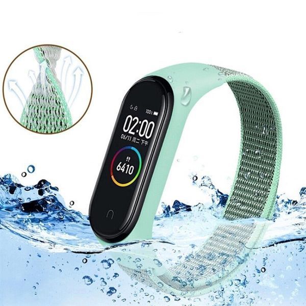 Ремінець BeCover Nylon Style для Xiaomi Mi Smart Band 7 Green-Yellow (707660) 425474 фото