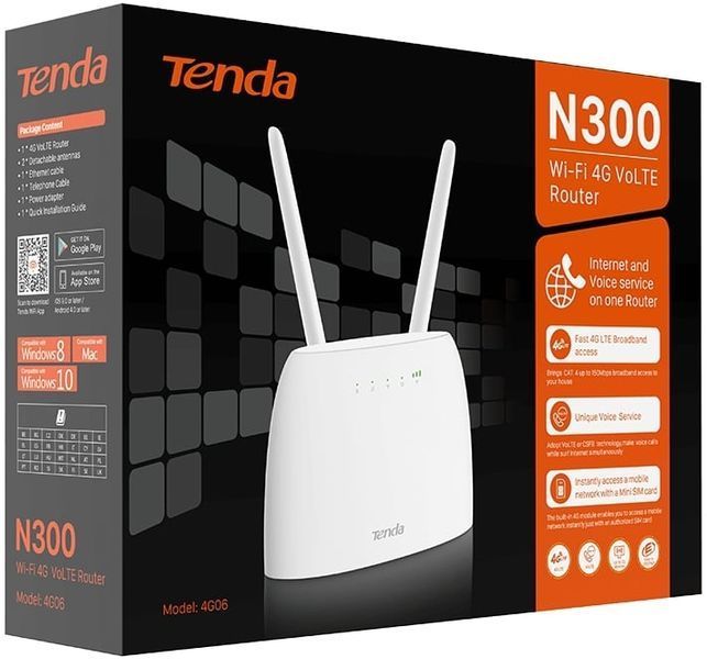 Бездротовий маршрутизатор Tenda 4G06 378163 фото