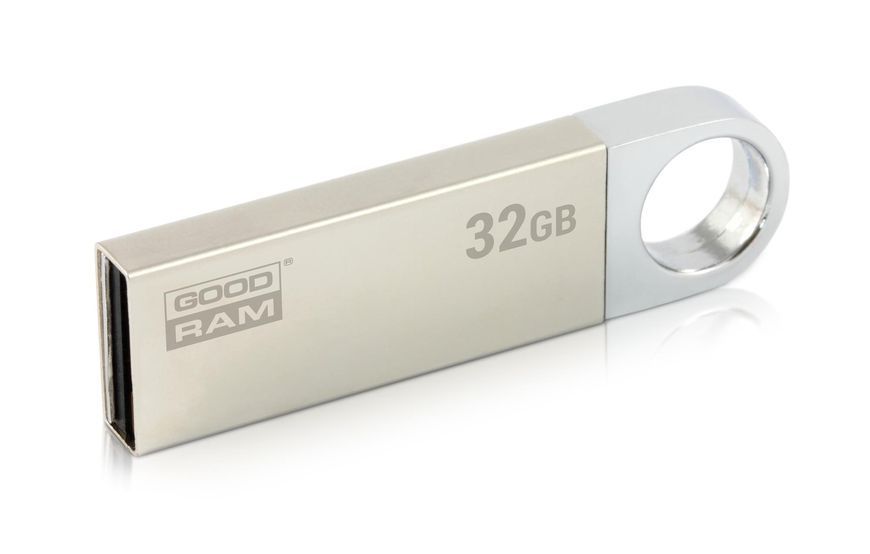 Флеш-накопичувач USB2.0 32GB Goodram UUN2 (Unity) Silver (UUN2-0320S0R11) 139245 фото