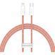 Кабель Baseus Dynamic USB Type-C - Lightning (M/M), 20W, 2 м Orange (CALD000107) 547503 фото 1