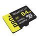Карта пам`ятi MicroSDXC 64GB UHS-I/U3 Class 10 Team Pro+ R160/W55MB/s + SD-адаптер (TPPMSDX64GIA2V3003) 550331 фото 2
