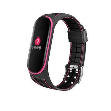 Ремінець BeCover у вигляді решітки для Xiaomi Mi Smart Band 5/Mi Smart Band 6/Mi Smart Band 7 рожевий (705163) 324426 фото