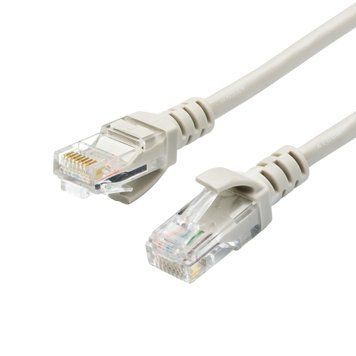 Патч-корд литий, UTP, RJ45, Cat.5e, 2m, сірий 1063 фото
