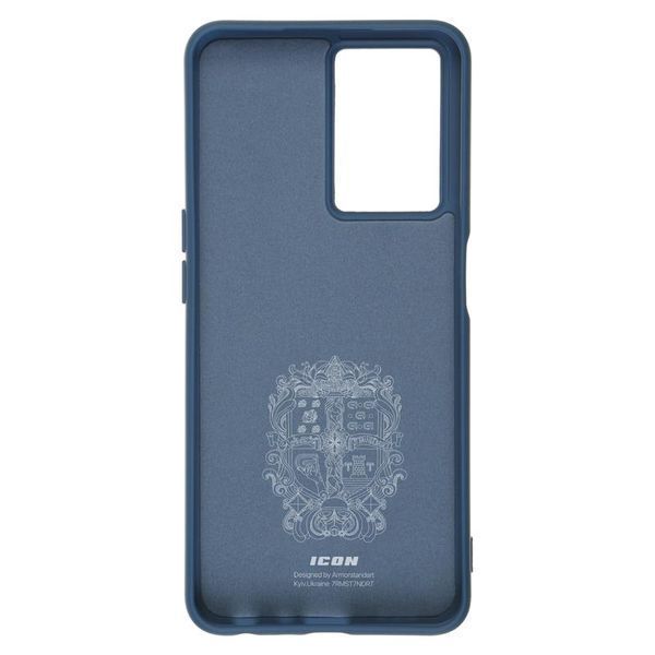 Чохол-накладка Armorstandart Icon для Oppo A57s 4G/A57 4G/A57e 4G/A77 4G/A77s 4G Camera cover Dark Blue (ARM64692) 463536 фото