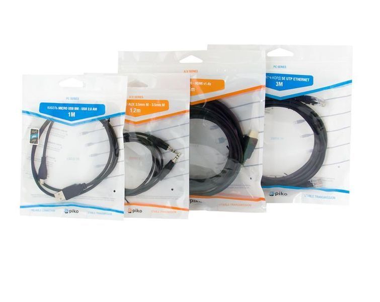 Патч-корд Piko CAT5e UTP Ethernet RJ45, 5 м, Black (1283126474064) 330012 фото