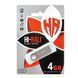 Флеш-накопичувач USB 4GB Hi-Rali Shuttle Series Silver (HI-4GBSHSL) 319304 фото 1