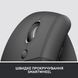 Миша бездротова Logitech Lift Left Vertical Ergonomic (910-006495) Graphite USB 453983 фото 7