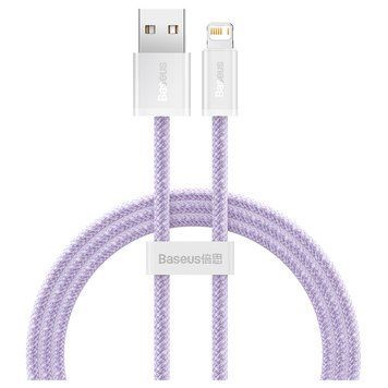 Кабель Baseus Dynamic USB - Lightning (M/M), 2.4A, 1 м Purple (CALD000405) 547506 фото
