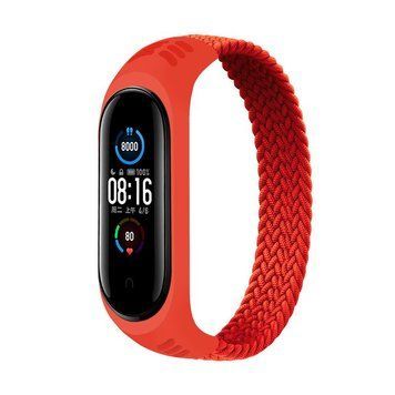 Ремінець BeCover Elastic Nylon Style для Xiaomi Mi Smart Band 5/Mi Smart Band 6 Size L Red (706166) 364799 фото