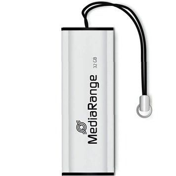 Флеш-накопичувач USB3.0 32GB MediaRange Black/Silver (MR916) 478924 фото