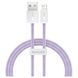 Кабель Baseus Dynamic USB - Lightning (M/M), 2.4A, 1 м Purple (CALD000405) 547506 фото 1