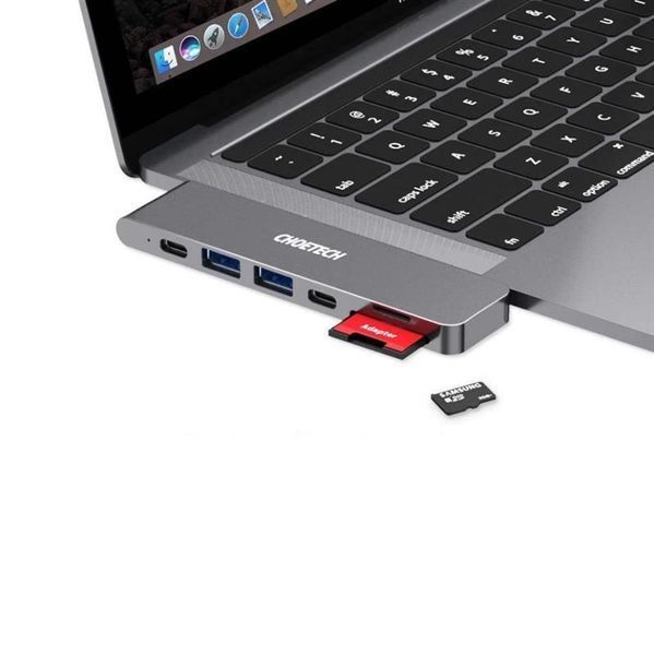 USB-хаб Choetech HUB-M14 USB Type-C 7-в-1 464128 фото