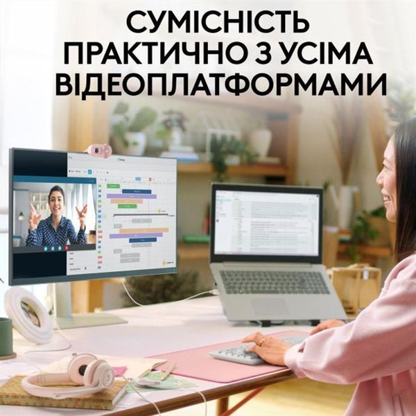 Веб-камера Logitech Brio 100 Rose (960-001623) 480776 фото