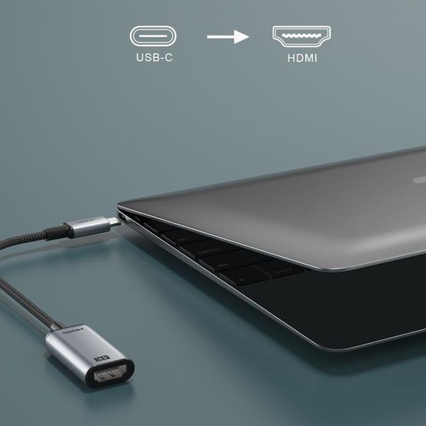 Кабель Cabletime HDMI - USB Type-C V 1.4 (F/M), 0.15 м, 4K/30HZ (CP11A) 473978 фото