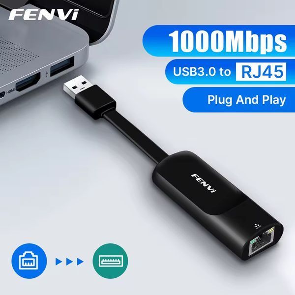 Мережевий адаптер Fenvi USB 3.0 - LAN RJ45 513611 фото