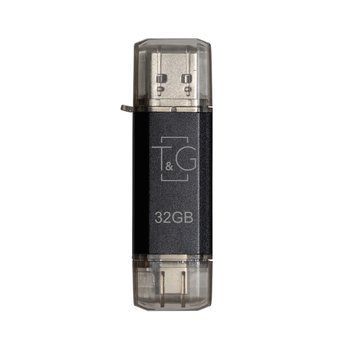Флеш-накопичувач USB 32GB Type-C T&G 009 Star Series Black (TG009TC-32GBK) 556937 фото