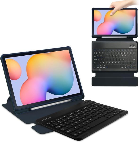 Чохол з бездротовою клавіатурою BeCover 360&deg; Rotatable для Samsung Galaxy Tab S6 Lite 10.4 SM-P620/SM-P625/SM-P627 Deep Blue (712588) 552171 фото