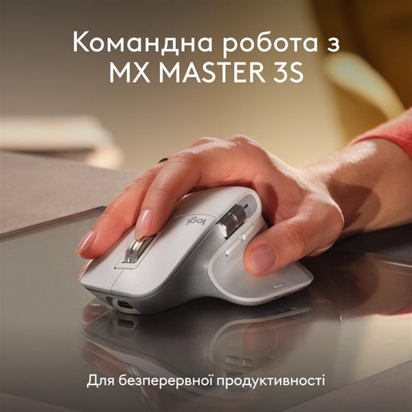 Клавiатура бездротова Logitech MX Keys S for Mac Pale Grey (920-011638) 519663 фото
