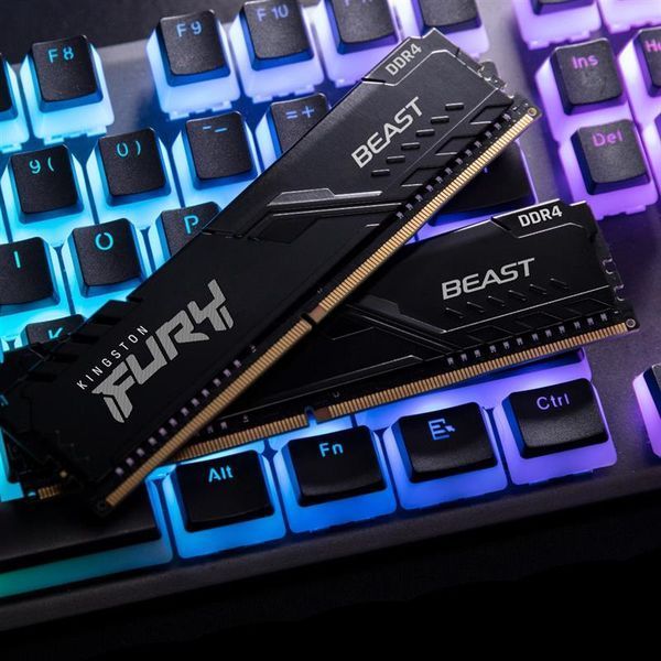 Модуль пам`ятi DDR4 8GB/3200 Kingston Fury Beast Black (KF432C16BB/8) 363783 фото