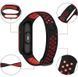 Ремінець BeCover Nike Style для Xiaomi Mi Smart Band 5/Mi Smart Band 6 Black-Red (705153) 324431 фото 4