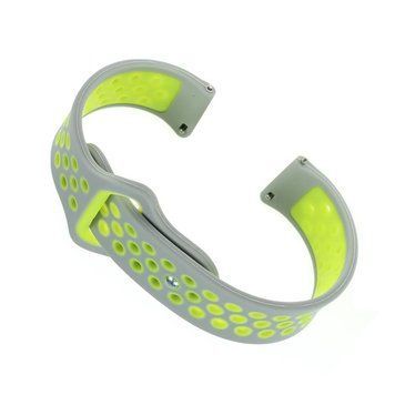 Ремінець BeCover Nike Style для Xiaomi Amazfit Bip/Bip Lite/Bip S Lite/GTR 42mm/GTS/TicWatch S2/TicWatch E Grey-Green (705708) 348676 фото