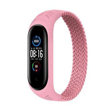 Ремінець BeCover Elastic Nylon Style для Xiaomi Mi Smart Band 5/Mi Smart Band 6 Size L Pink (706163) 364802 фото