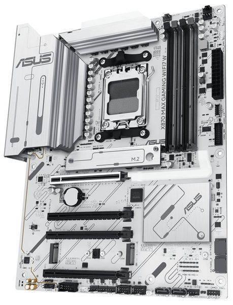 Материнська плата Asus X870 Max Gaming WiFi7 White Socket AM5 562876 фото