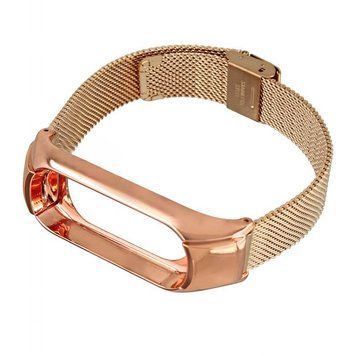 Ремінець BeCover Metal для Xiaomi Mi Smart Band 5/Mi Smart Band 6 Rose Gold (705149) 324436 фото