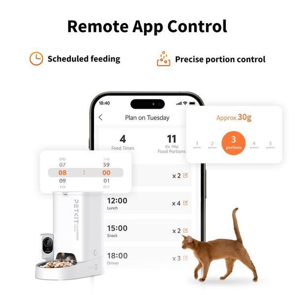 Смарт-годівниця Petkit YumShare Solo with Camera (P571) 554743 фото