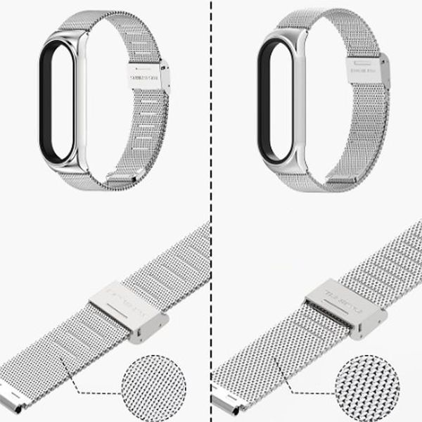 Ремінець BeCover Metal для Xiaomi Mi Smart Band 7 Rose Gold (707496) 425495 фото