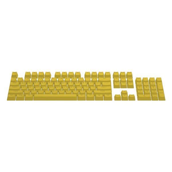 Набір кейкапів Hator PBT UKR/ENG/ru Yellow (HTS-139) 527769 фото
