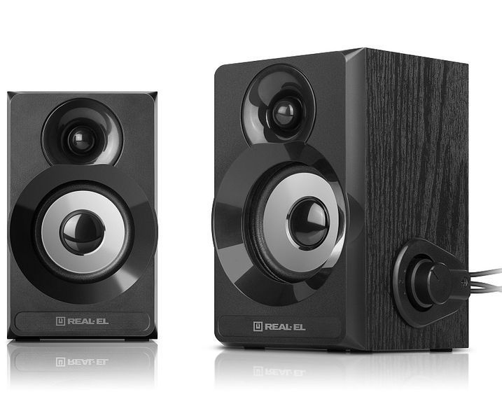 Акустична система REAL-EL S-200 Black 458532 фото