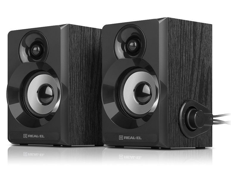 Акустична система REAL-EL S-200 Black 458532 фото