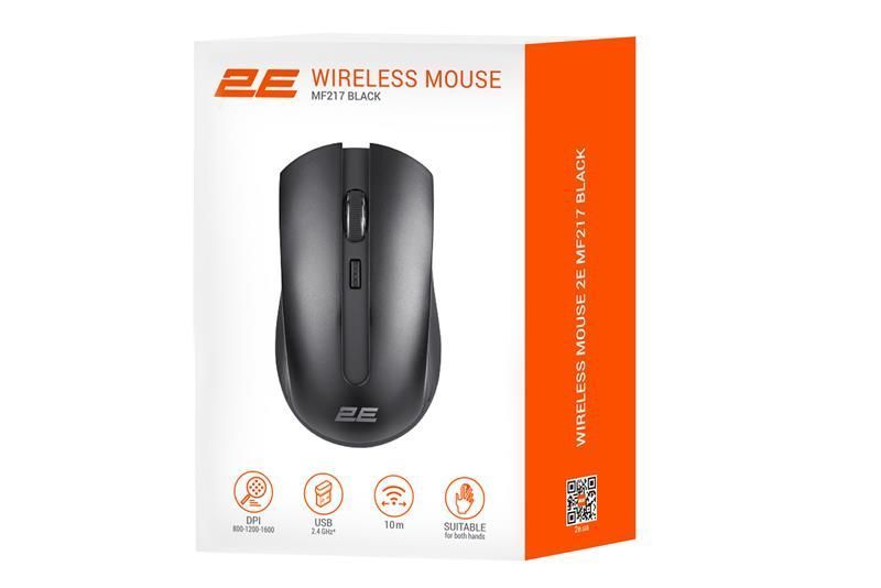 Миша бездротова 2E MF217 WL Black (2E-MF217WB) 447384 фото