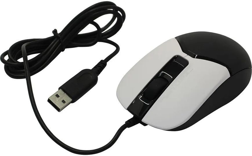 Миша A4Tech Fstyler FM12 Panda Black 456495 фото