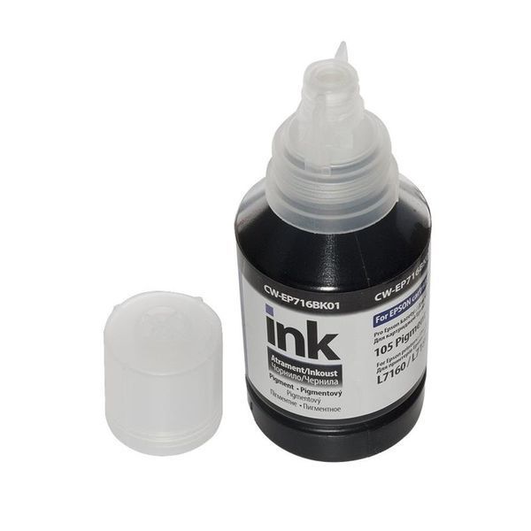 Чорнило CW Epson L-7160/7180 (Black Pigment) (CW-EP716BK01) 140мл 259506 фото