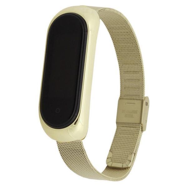 Ремінець BeCover Metal для Xiaomi Mi Smart Band 5/Mi Smart Band 6 Gold (705148) 324437 фото