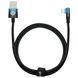 Кабель Baseus MVP 2 USB - Lightning (M/M), 2.4A, 1 м Black/Blue (CAVP000021) 547512 фото 1
